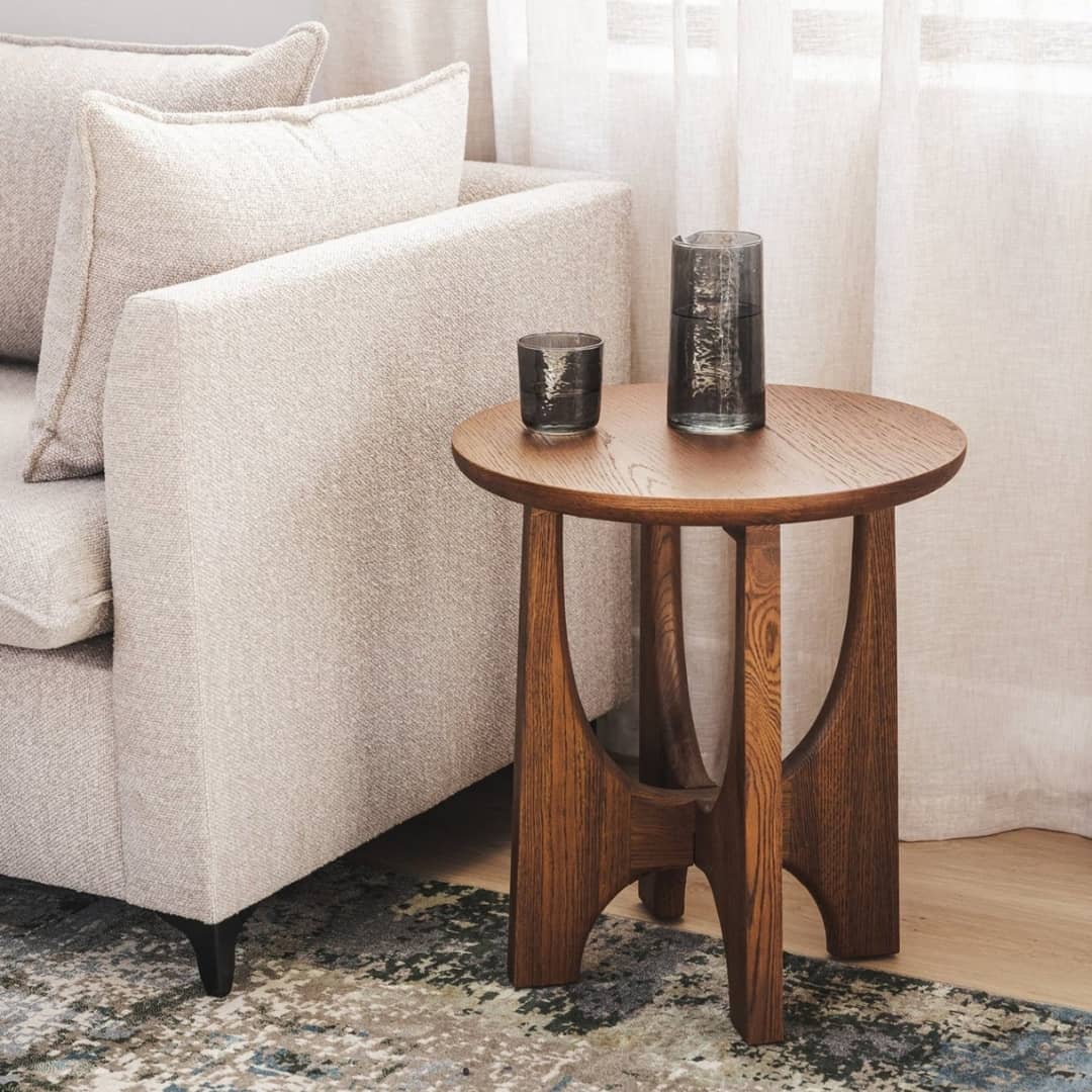 Fanfare Side Table in Shoreline Woodka Interiors