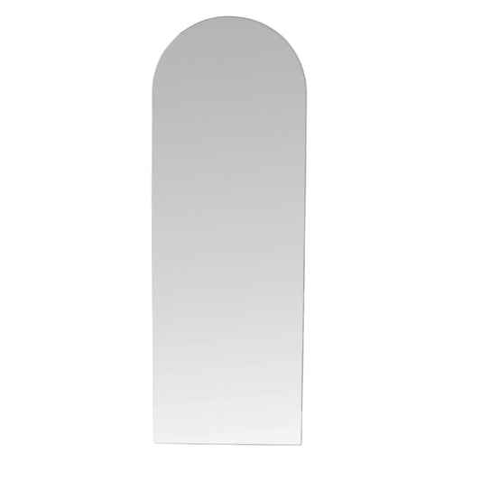 Frameless Arch Leaning Floor Mirror 