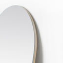 Frameless Arch Leaning Floor Mirror  Arched top