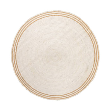 Blanc Round rug for living room and bedroom decor