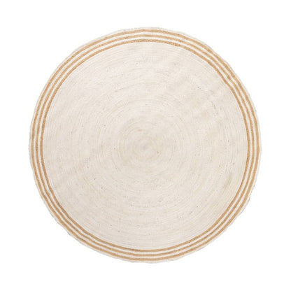 Round rug for living room and bedroom decor