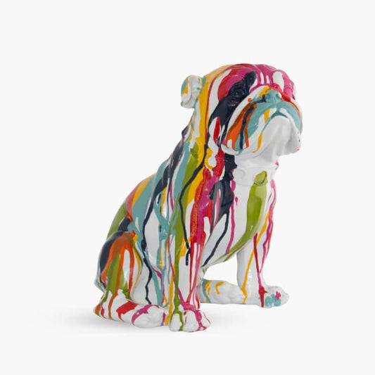 Frenchie Colorful Bulldog Statue