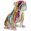 Frenchie Bulldog Statue graffiti  Woodka Interiors Ornaments