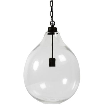 Orb Glass Pendant in Midnight