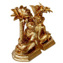 Gold Monkey Bookends