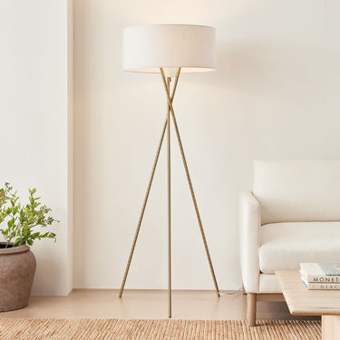 Mid-Century Tripod Floor Lamp 