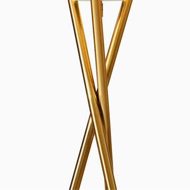 Floor Lamp features a distinctive design with three intersecting legs