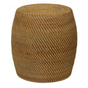 By Woodka Interiors Harmony Rattan Stool Natural - Decor Stools 