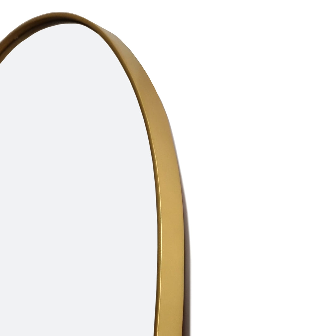 Horizon Gold Arched Full Length Mirror Metal gold frame