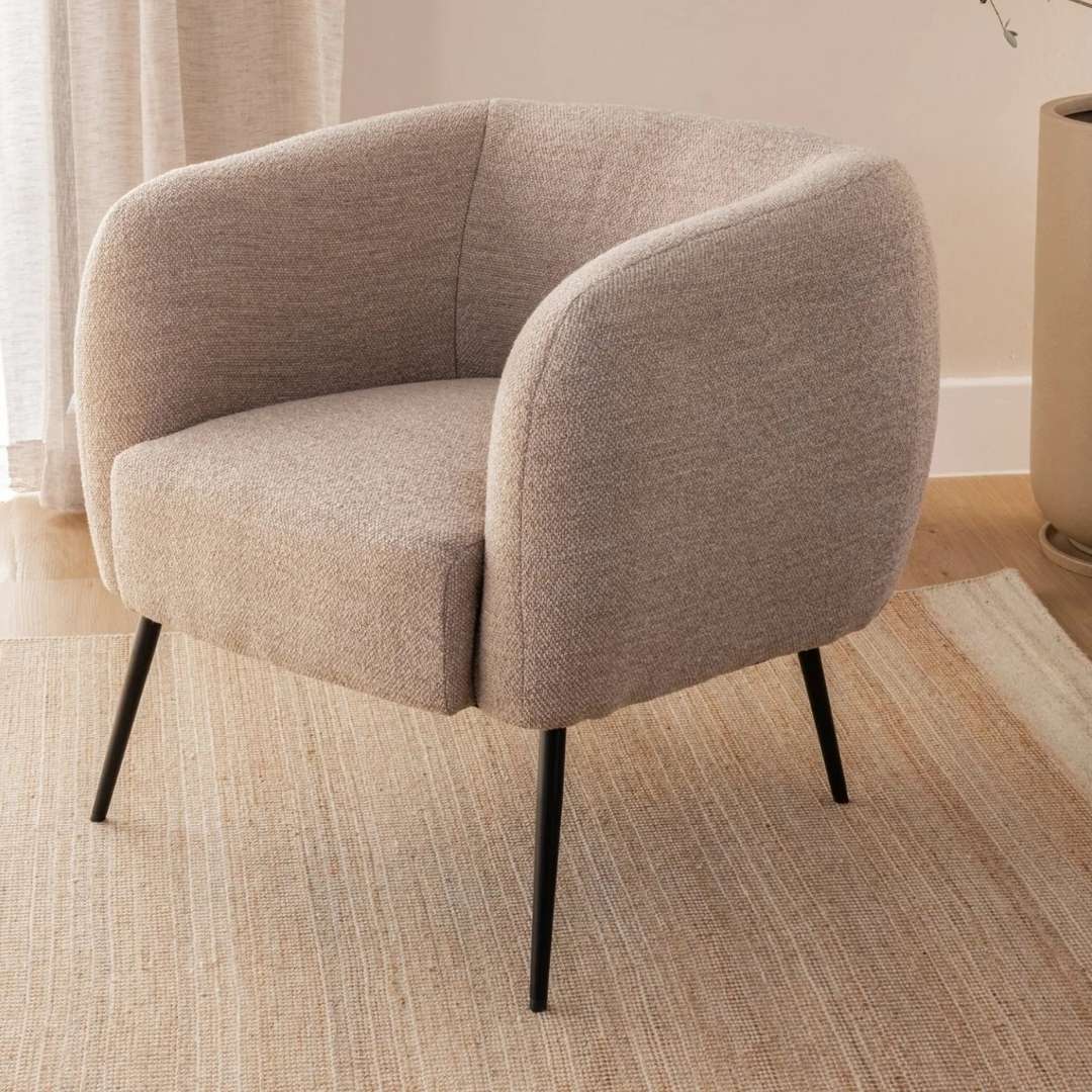 Hush Hertex Chairs Hush Solo Occasional Chair In Sand Woodka Interiors