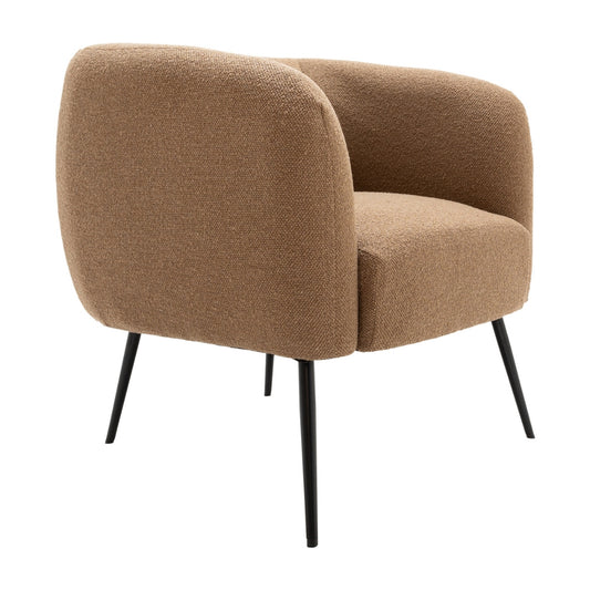 Hush Solo Occasional Chair in Nutmeg By Woodka Interiors