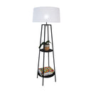 Hybrid Metal Floor Lamp Black - Decor Floor Lamps