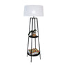 Hybrid Metal Floor Lamp Black - Decor Floor Lamps