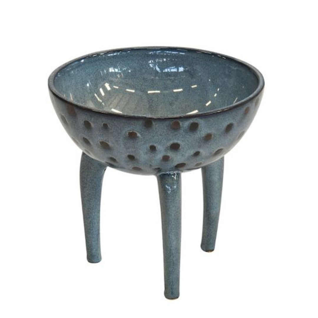 Jewl Tripod Ceramic Bowl Woodka Interiors