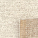 Close-up ofJupiter textured beige carpet rug.