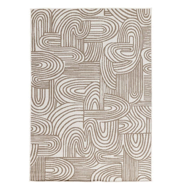 kinky area rug in sandcastle