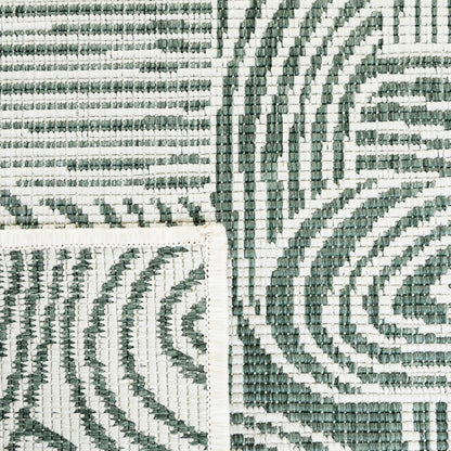 the textured weave of the Kinky Rug in Green Bay by Woodka Interiors