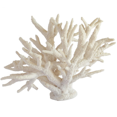 Large Faux White Coral Branch 