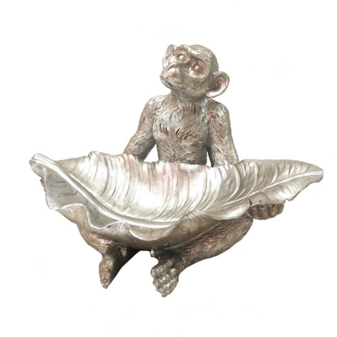 Leaf Silver Monkey Bowl Woodka Interiors Decor Bowls