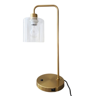 Lian Bedside Lamp With USB Charging Port By Woodka Interiors