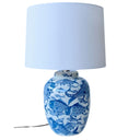 Modern table light with fabric shade for stylish interiors