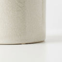 ivory ceramic vase base.