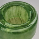 Close-up of thick glass texture on Lustre Vase