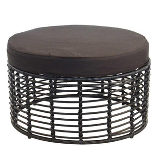 Madison Round Ottoman – Black