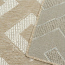 Close-up of the Mandla Sand Rug detailed motif