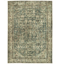 Marquis patterned area rug with a geometric design