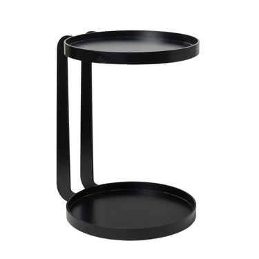 Metal Black Side Table by Woodka Interiors