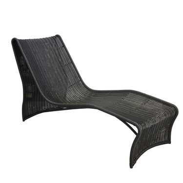 Midnight Curved Outdoor Lounger - Woodka Interiors