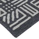 Mural Grey Runner Rug Durable, slip-resistant runner rug for stairs and entryways