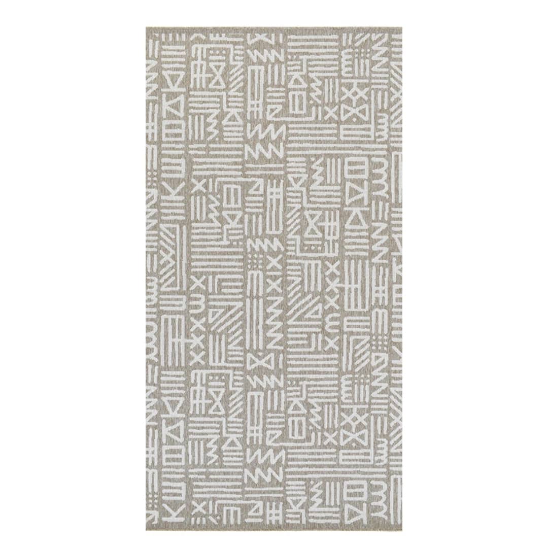 Mural Sand Runner Rug | Natural Tone Hallway & Kitchen Runners – Woodka ...