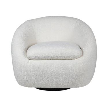 Obsession Swivel Chair in Picasso Cloud is a single sofa chair that swivels.