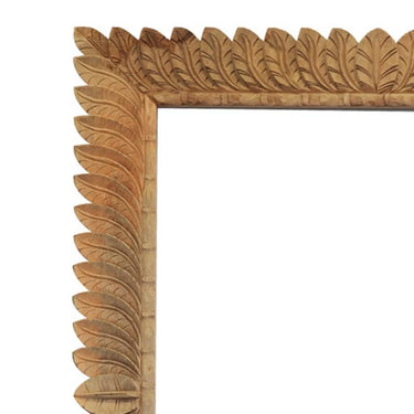 Palm Carved Wooden Frame 180cm