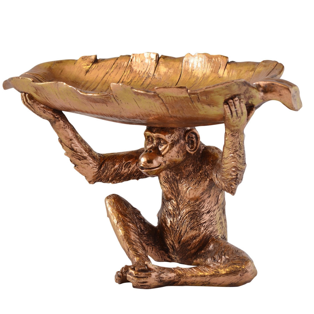 Palm Copper Monkey Bowl Woodka Interiors Decorative Bowls