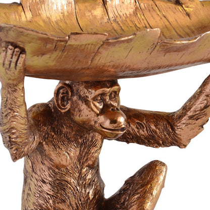 Palm Copper Monkey Bowl Woodka Interiors luxury home decor accessories