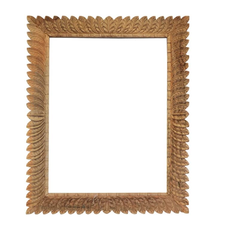 Palm Carved Wooden Frame 180cm