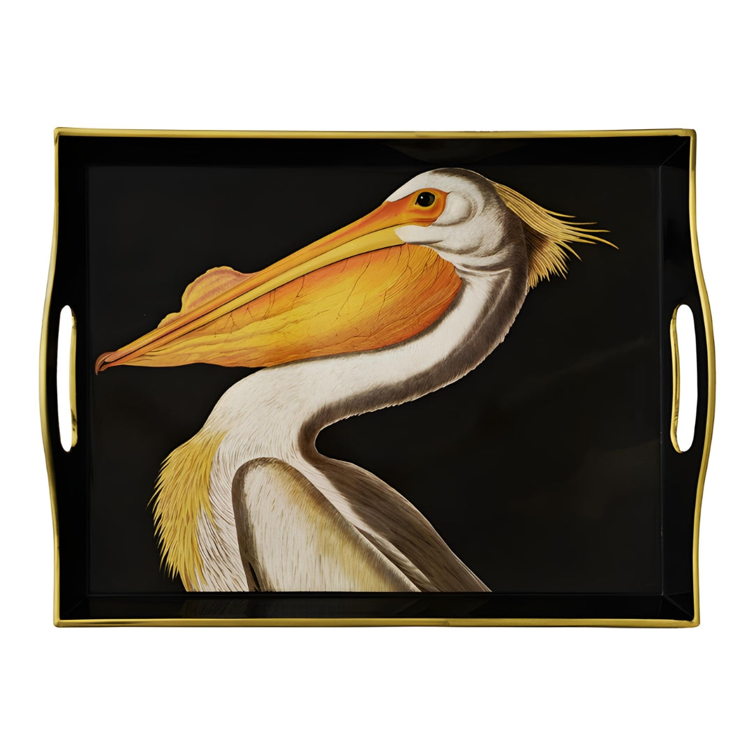 Pelican Rectangular Tray Set By Woodka Interiors | Decor Trays