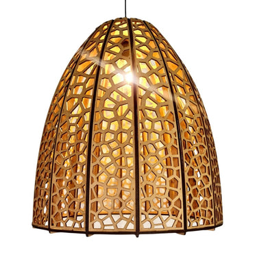Kenya Basket Pendant Light | wooden ceiling light