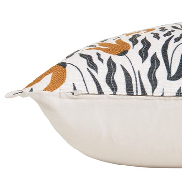 Petal mirage decorative scatter pillow with a petal pattern on a white background