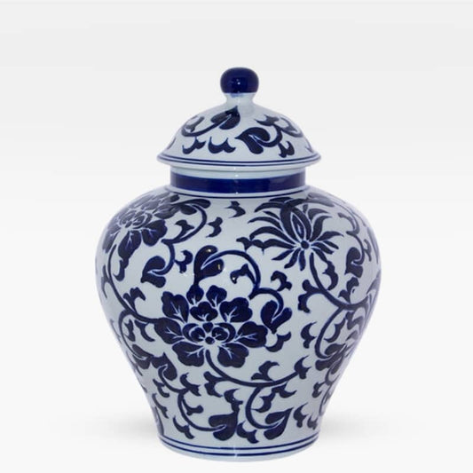 Ginger Jar | Pinco Flora Blue and White  