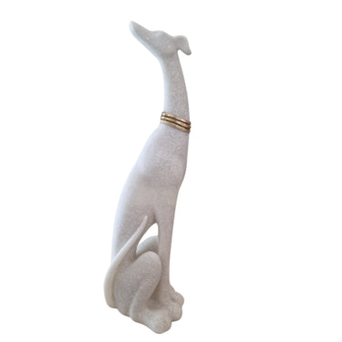 Poised Greyhound Ornament by Woodka Interiors