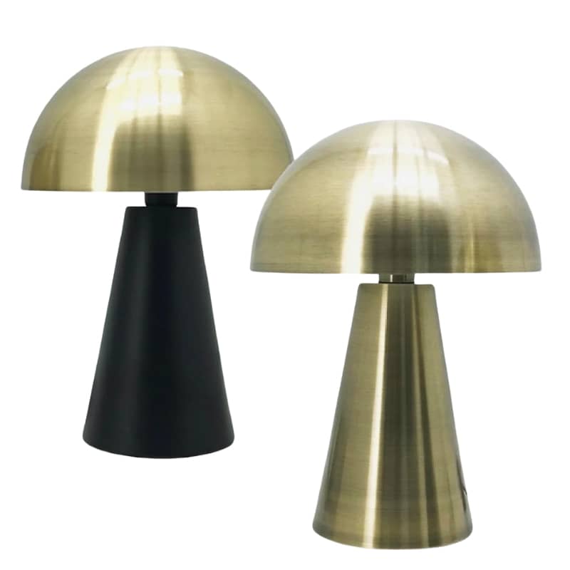 Portobello Black Table Lamp and  Brass Table Lamp