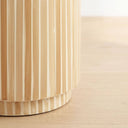 base of the side table with mother of pearl finish 