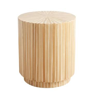 Radial Side Table Mother of Pearl Design