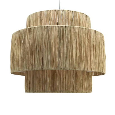 raffia pendant light |  hanging Lamp shade raffia