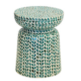 Rain Drop Decorative Stool by Woodka Interiors