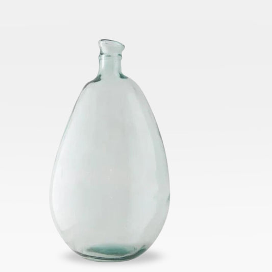 Large recycled glass vase 47cm